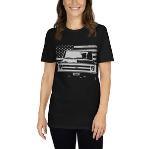 1968 Chevy C10 American Classic Pickup Truck Short-Sleeve Unisex T-Shirt