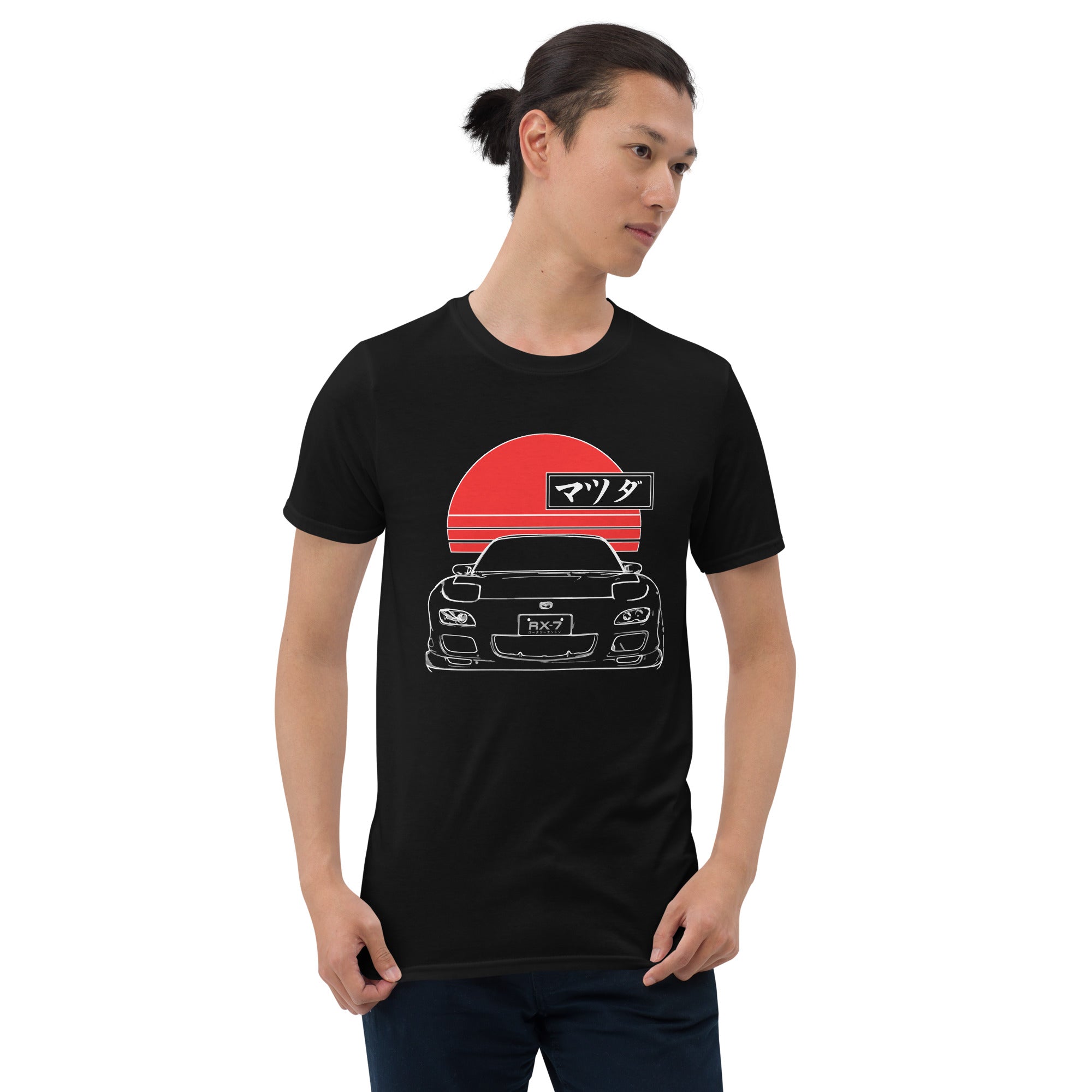 JDM RX-7 Red Sun Japanese Tuner Drift Street Racing RX7 T-Shirt