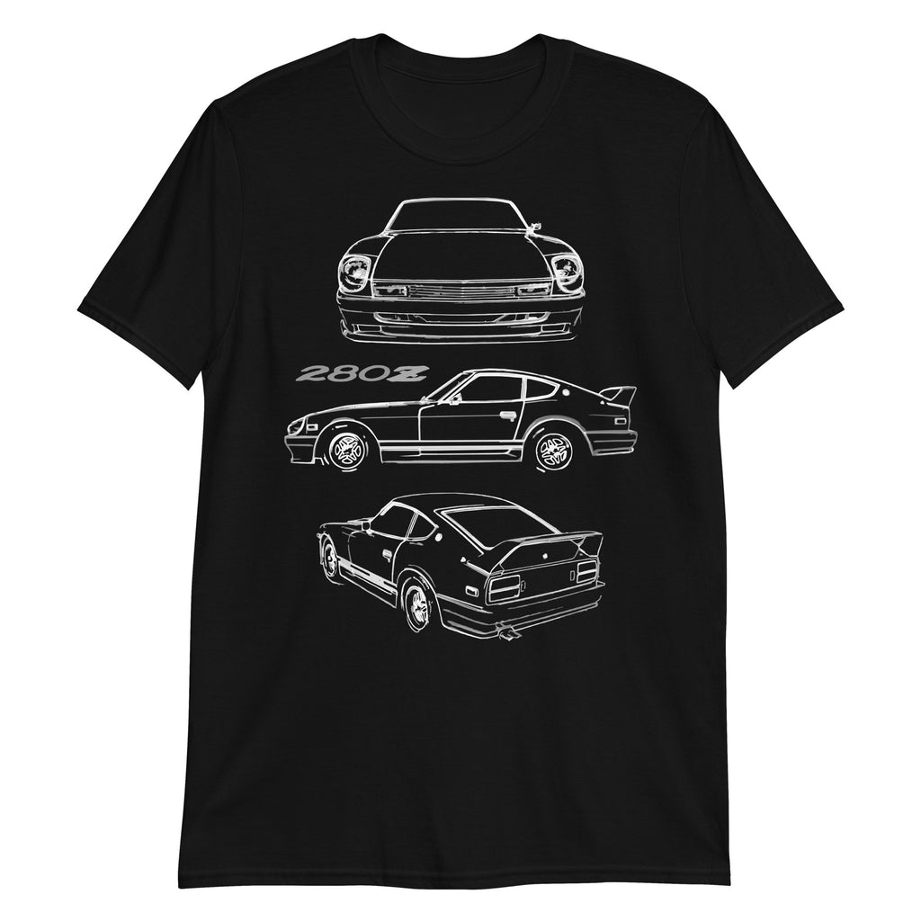 1978 Datsun 280z Vintage JDM Tuner Collector Car Short-Sleeve Unisex T-Shirt