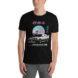 Sprinter Trueno AE86 Vaporwave JDM Tuner Car Drift Street Racing T-Shirt