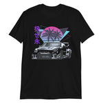 Vaporwave Aesthetic Black GTR R35 Skyline JDM Tuning Drift Racing T-Shirt