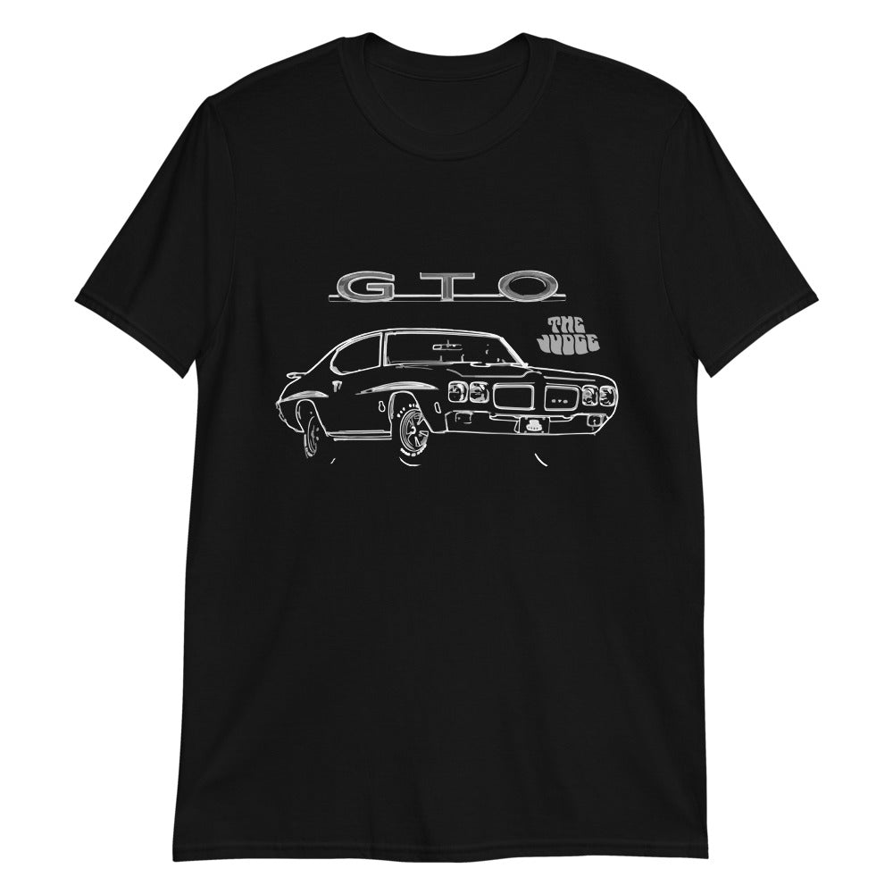 1970 GTO Judge RA IV Muscle Car Collector Cars Owner Gift Short-Sleeve T-Shirt