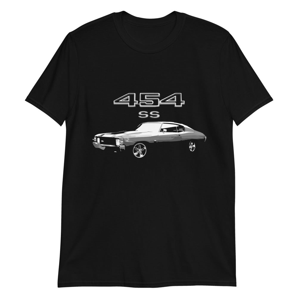 1971 Chevelle 454 SS Muscle Car Collector Cars Owner Gift Short-Sleeve T-Shirt