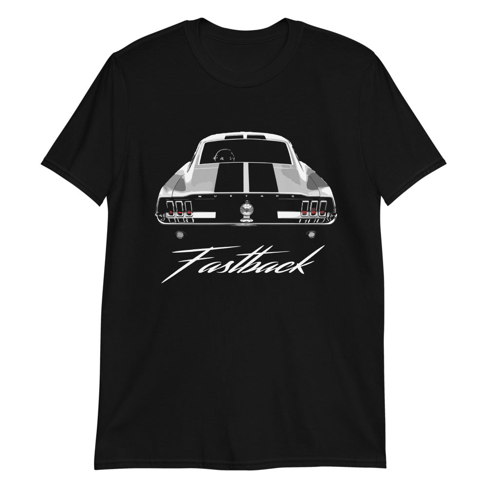 1967 Fastback Mustang Collector Car Gift Short-Sleeve Unisex T-Shirt