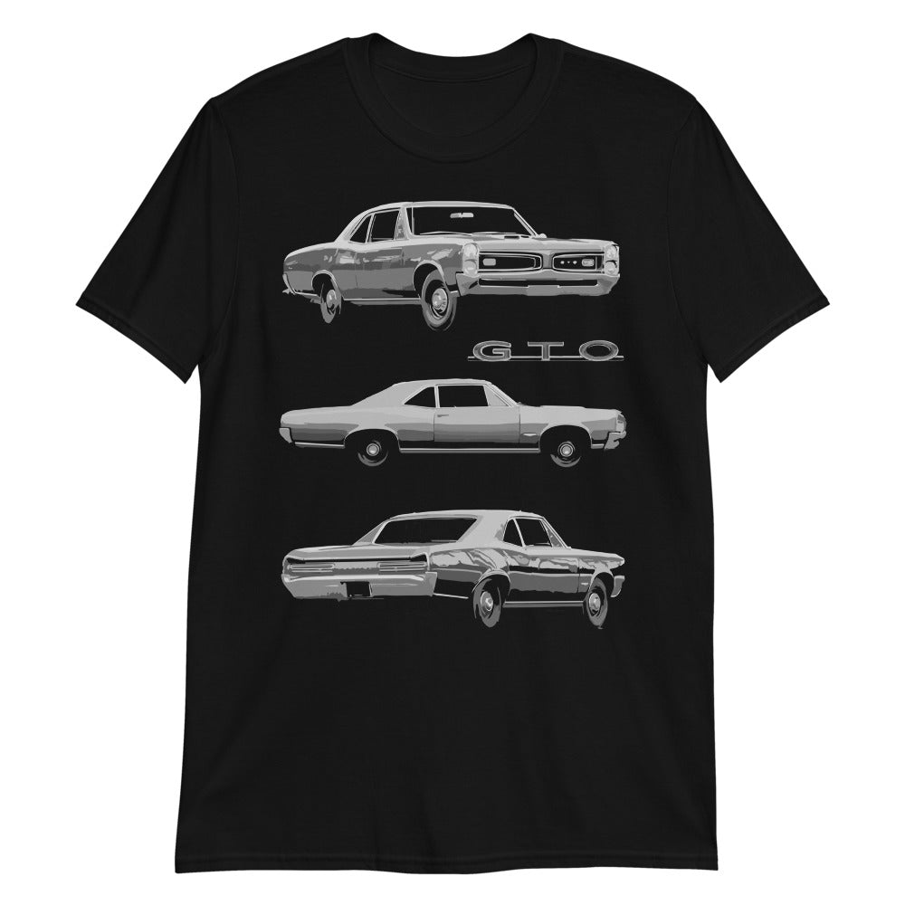 1966 GTO 389 Tri Power Classic Car Owner Gift Short-Sleeve Unisex T-Shirt