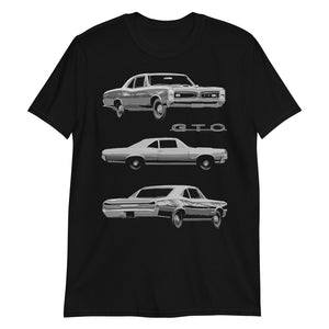 1966 GTO 389 Tri Power Classic Car Owner Gift Short-Sleeve Unisex T-Shirt