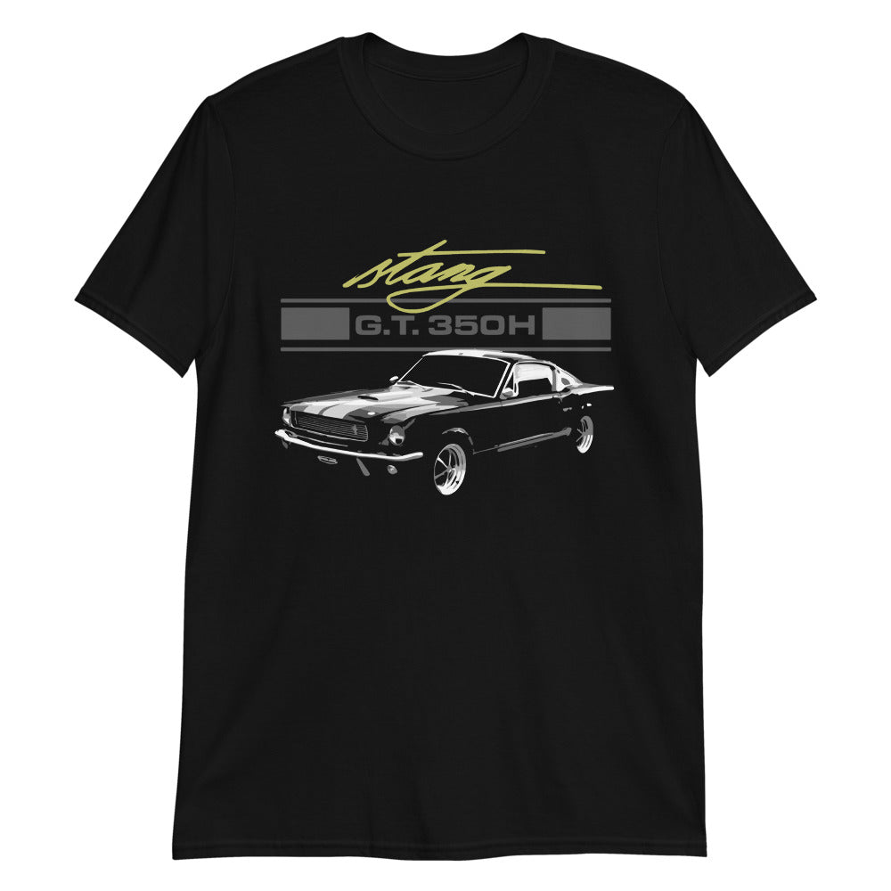Vintage Mustang Shelby GT350H Collector Car Custom Gift Short-Sleeve T-Shirt