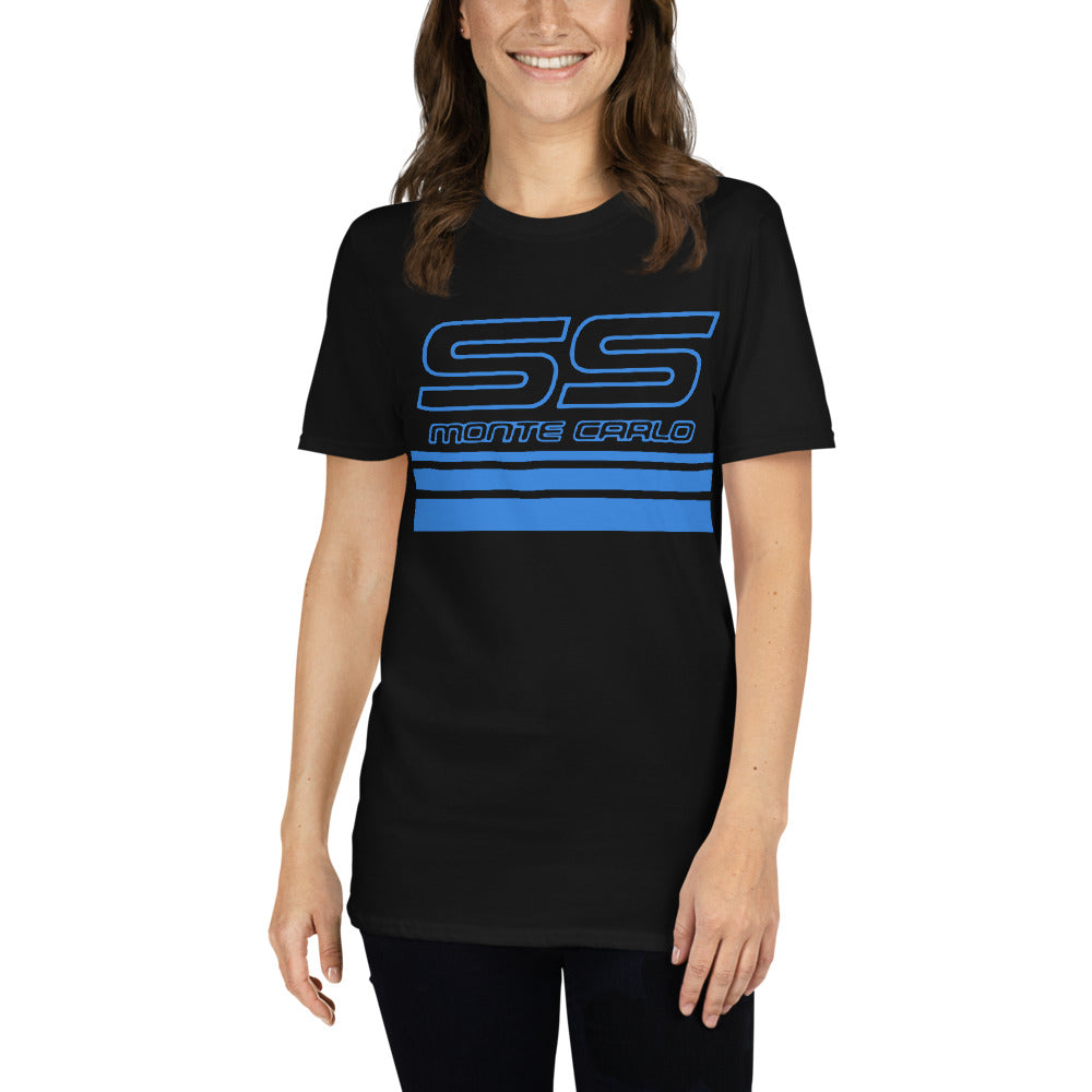 Monte Carlo SS Logo Blue 1987-1988 Short-Sleeve T-Shirt