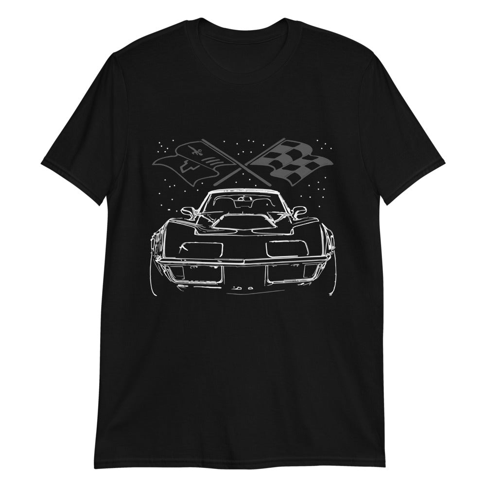 Corvette C3 Custom Owner Gift Muscle Car Collector Cars Short-Sleeve T-Shirt