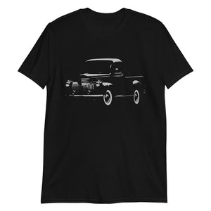 1945 Chevy Antique Pickup Truck Art Short-Sleeve Unisex T-Shirt