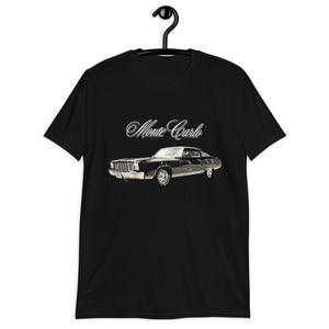 1972 Chevy Monte Carlo American Classic Car Muscle Cars Short-Sleeve T-Shirt