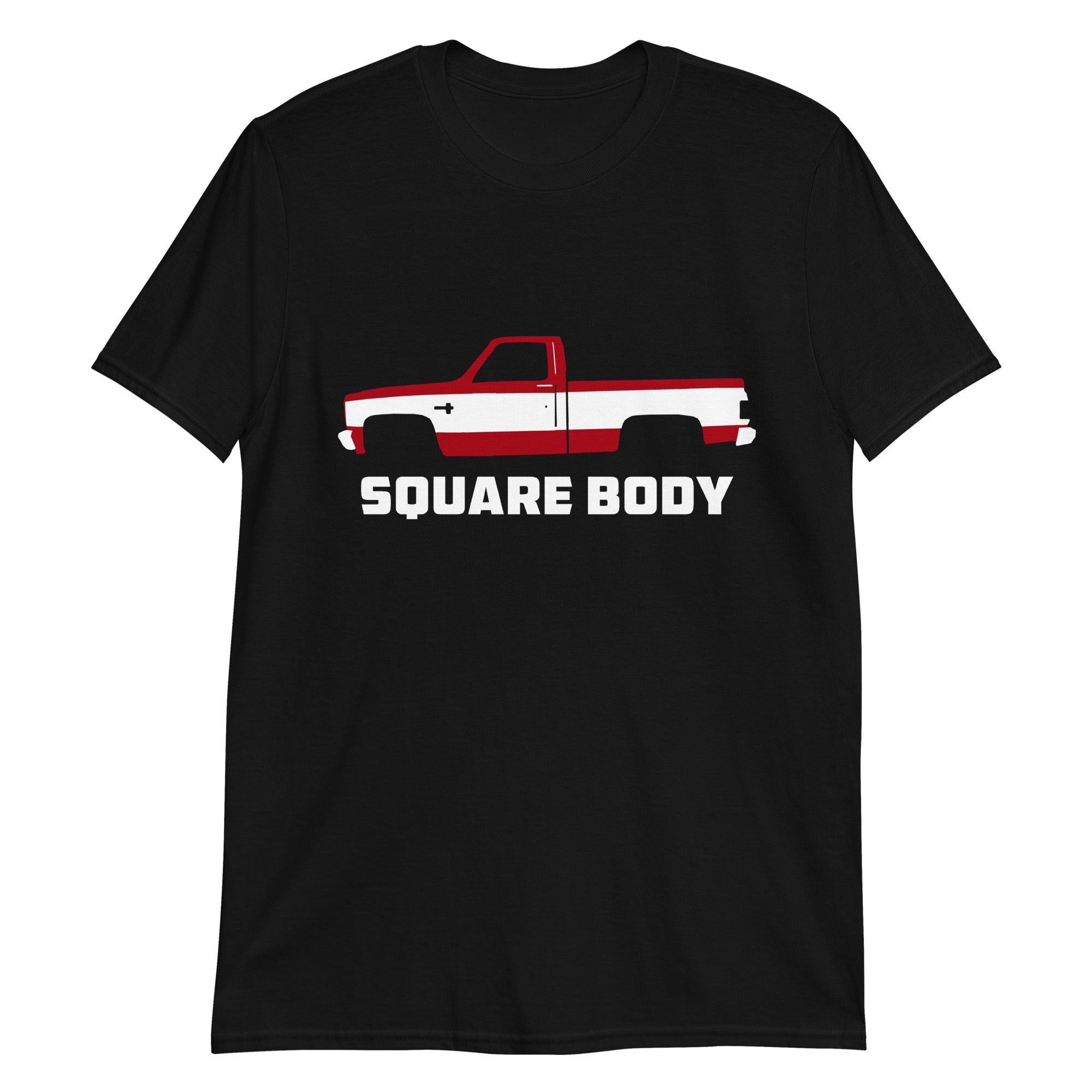 1987 Chevy C10 Silverado Square Body American Pickup Truck Short-Sleeve T-Shirt