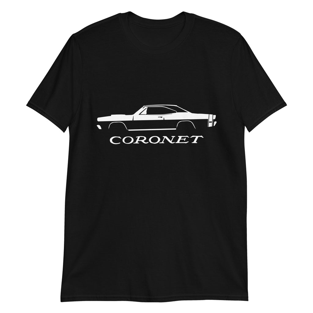 1969 Coronet Hardtop Silhouette Emblem Classic Collector Car T-Shirt