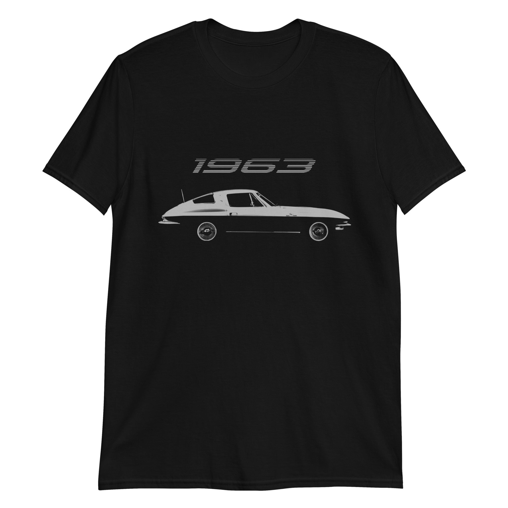 1963 Corvette C2 Split Window Collector Car Vette Driver Short-Sleeve T-Shirt