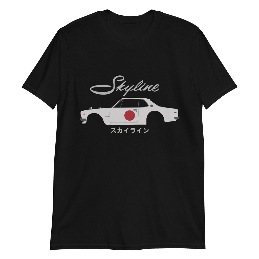 Skyline Hakosuka GT-R Japanese JDM Vintage Datsun GTR Art Short-Sleeve T-Shirt