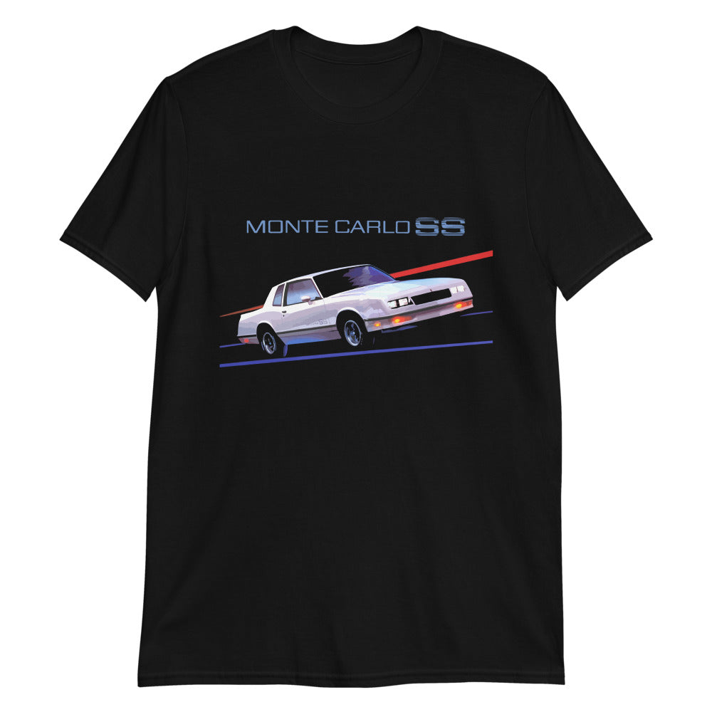 1984 Monte Carlo SS Classic Car Retro Aesthetic Custom Car Club Gear T-Shirt