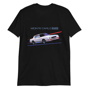 1984 Monte Carlo SS Classic Car Retro Aesthetic Custom Car Club Gear T-Shirt