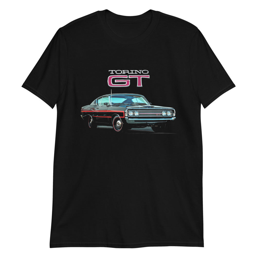 1969 Torino GT Gift for Muscle Cars Enthusiast Custom Short-Sleeve Unisex T-Shirt