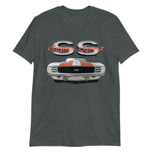 1969 Chevy Camaro SS Super Sport Classic American Muscle Car Short-Sleeve Unisex T-Shirt
