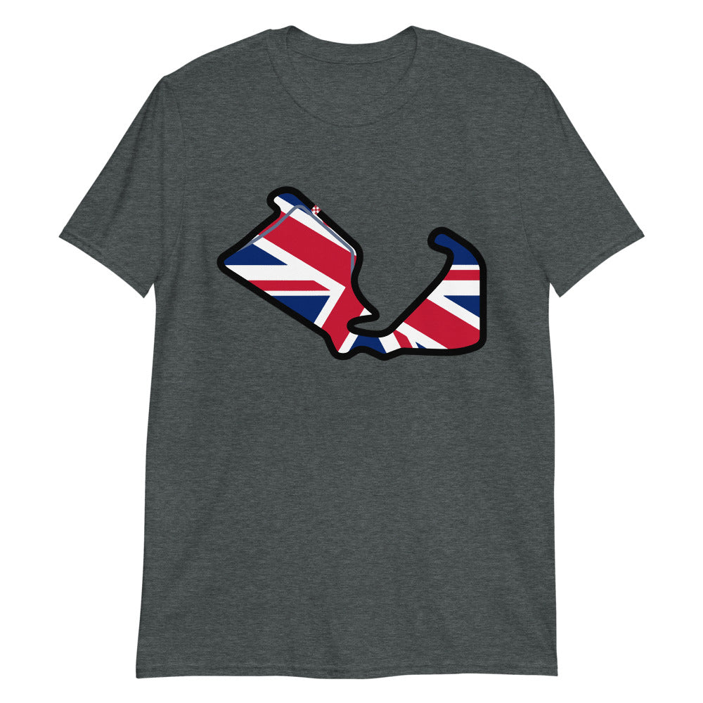 Silverstone Circuit British Grand Prix F1 Track Short-Sleeve Unisex T-Shirt