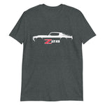 1970 1971 Chevy Camaro Z28 Emblem Silhouette Muscle Car Classic Cars T-Shirt