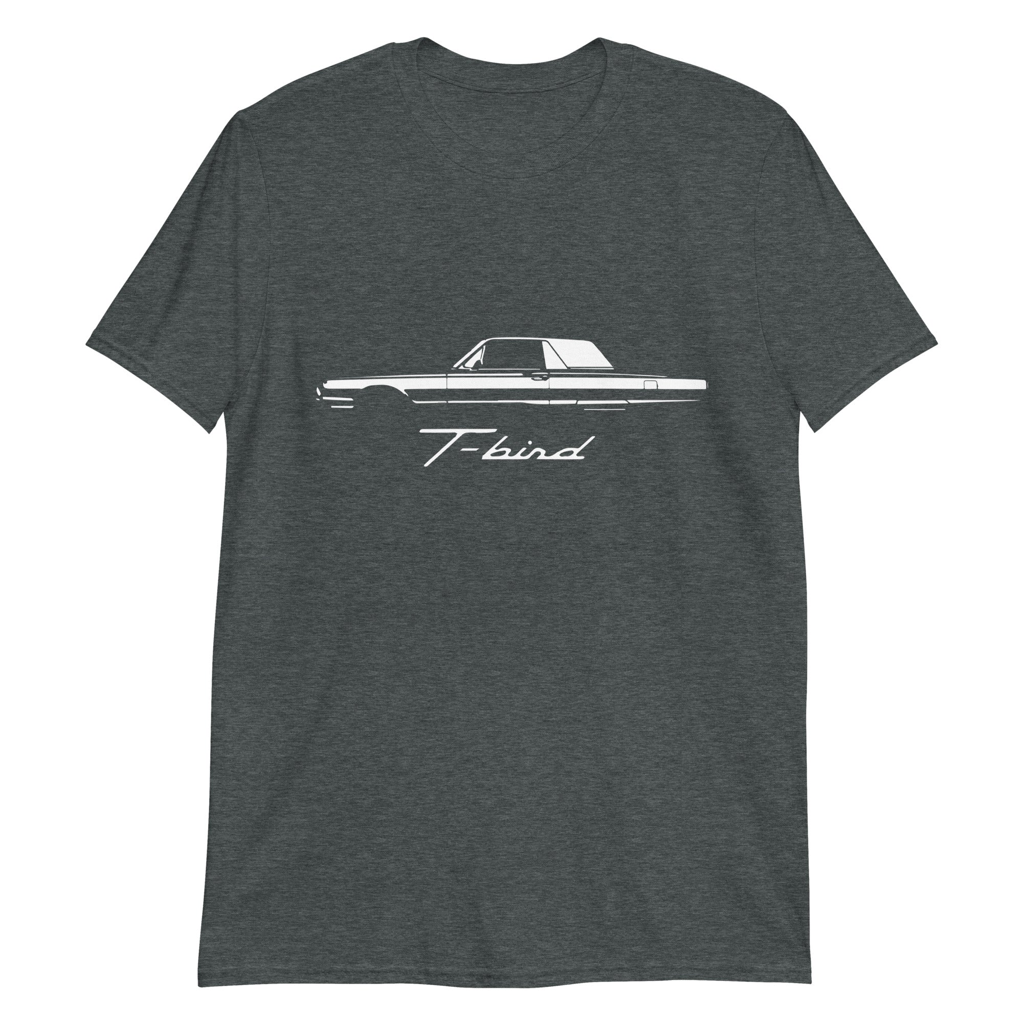 1964 Thunderbird Silhouette T Bird Classic Collector Car Short-Sleeve T-Shirt