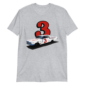 Junior Johnson 1963 Impala Vintage Stock Car #3 Racecar Short-Sleeve T-Shirt