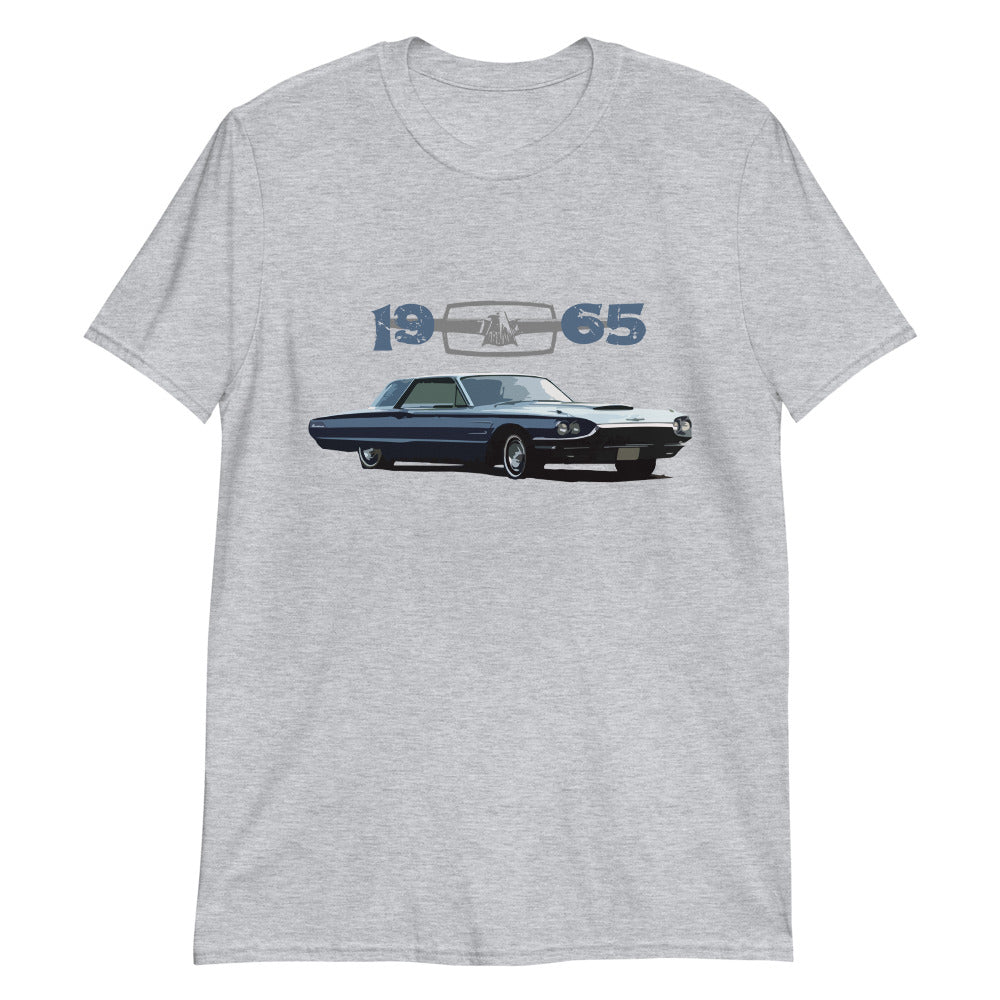1965 Ford Thunderbird Hardtop Antique Classic Car Short-Sleeve T-Shirt