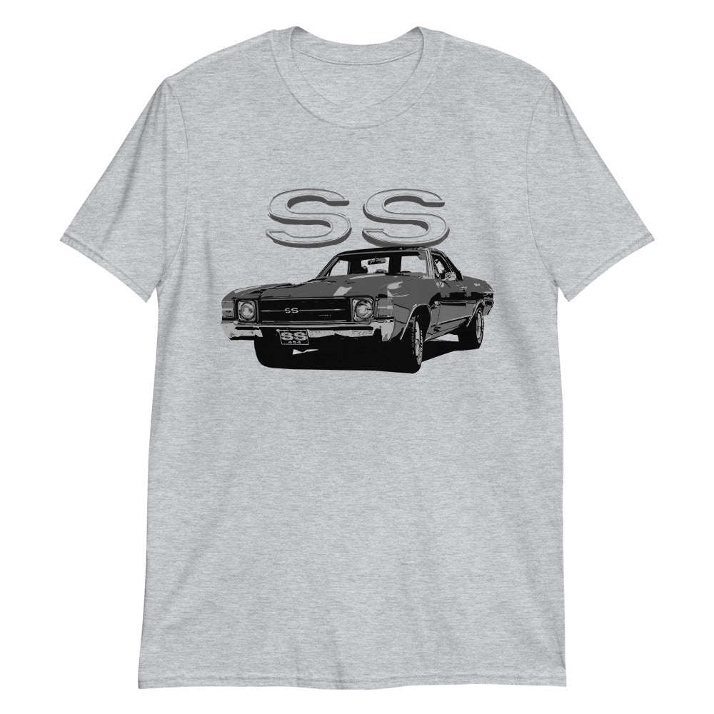 1971 Chevy El Camino SS Classic Car Short-Sleeve Unisex T-Shirt