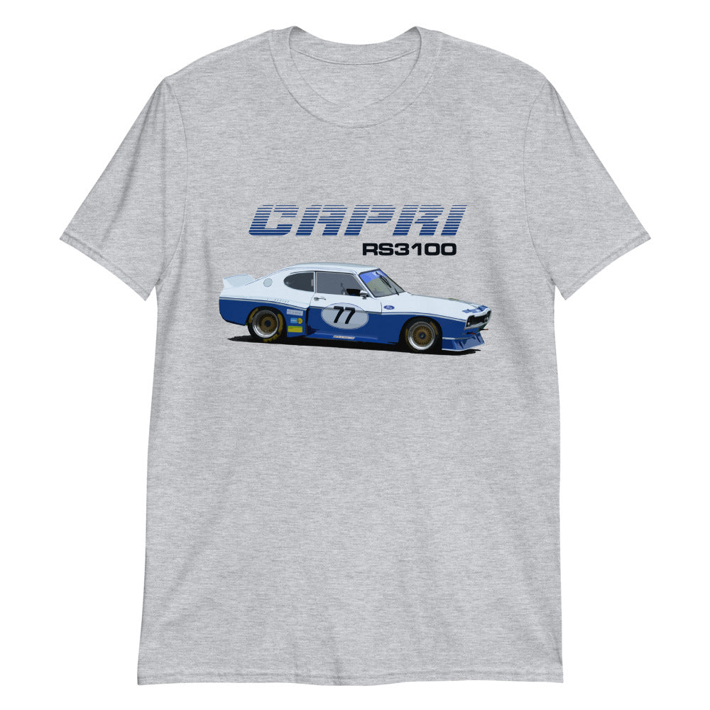 Ford Capri RS3100 Vintage Race Car Short-Sleeve Unisex T-Shirt