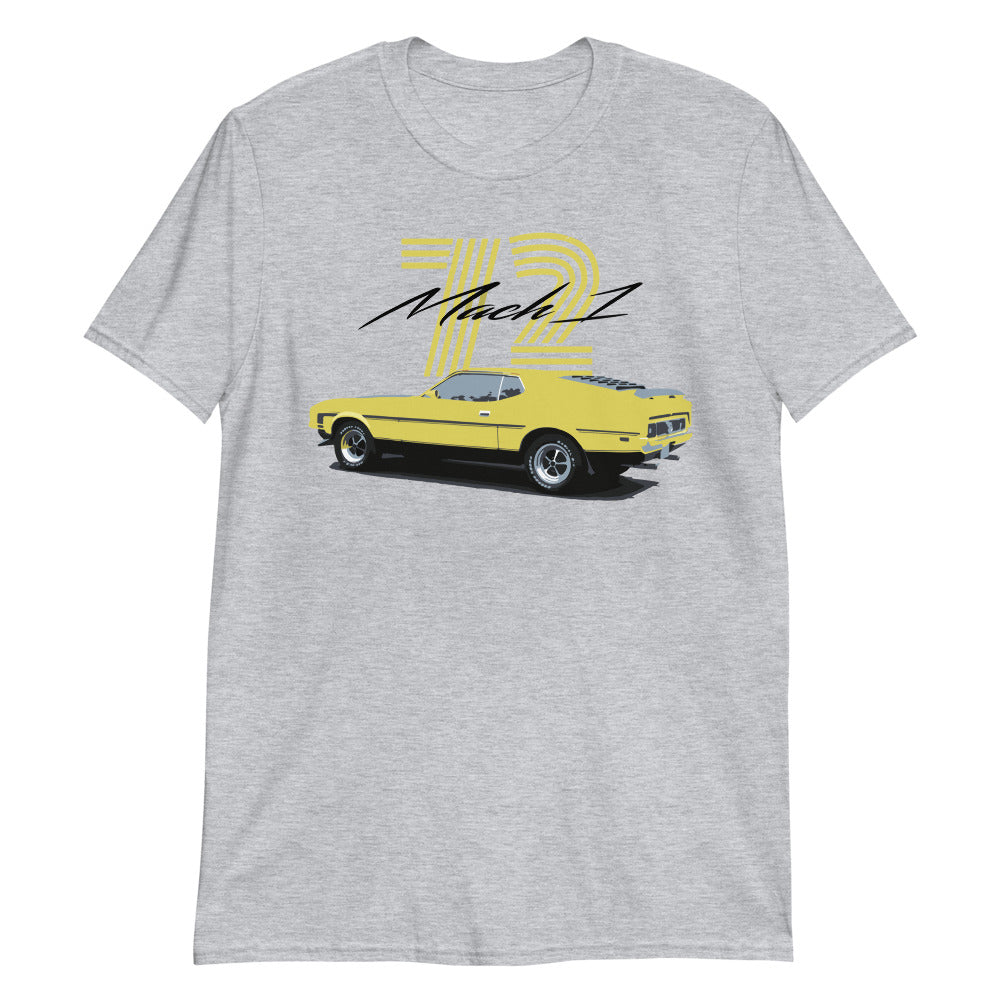 1972 Mach 1 Mustang Classic Car Short-Sleeve T-Shirt