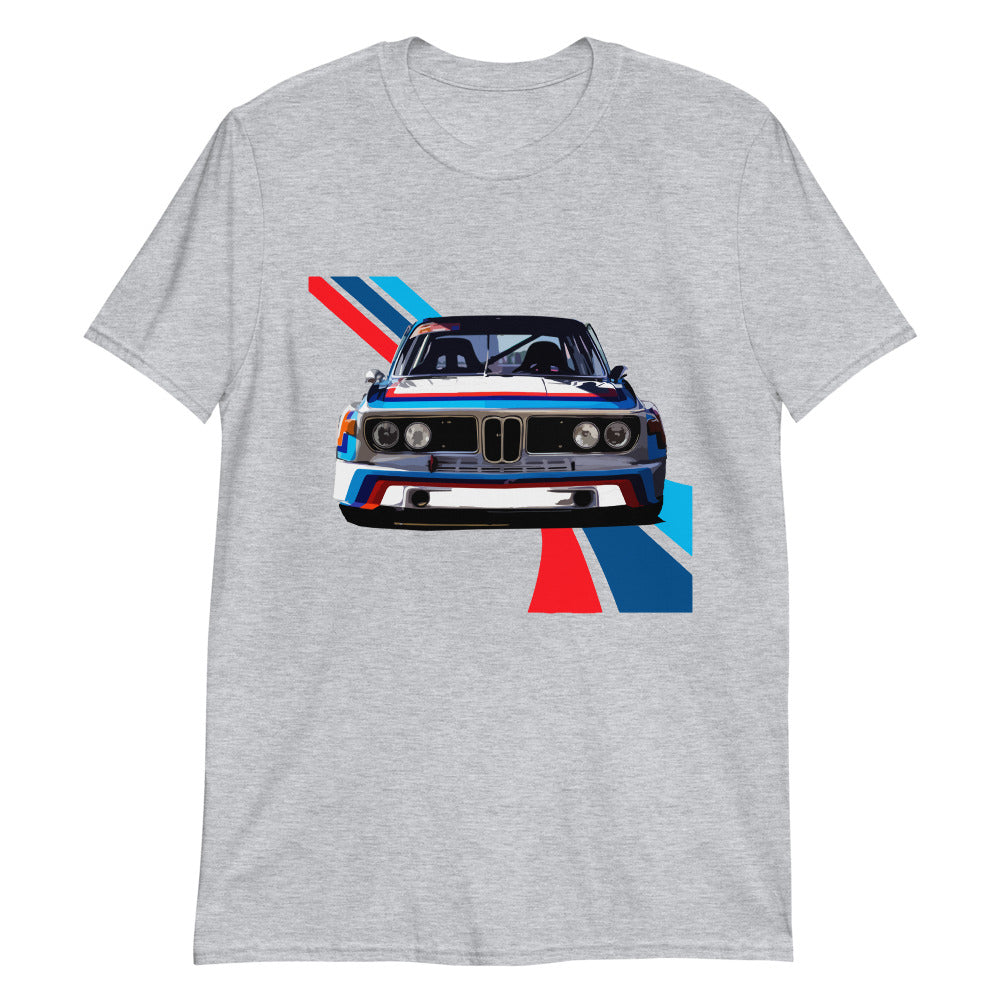 Retro Racing BMW 3.0 CSL Vintage Motorsports Short-Sleeve Unisex T-Shirt