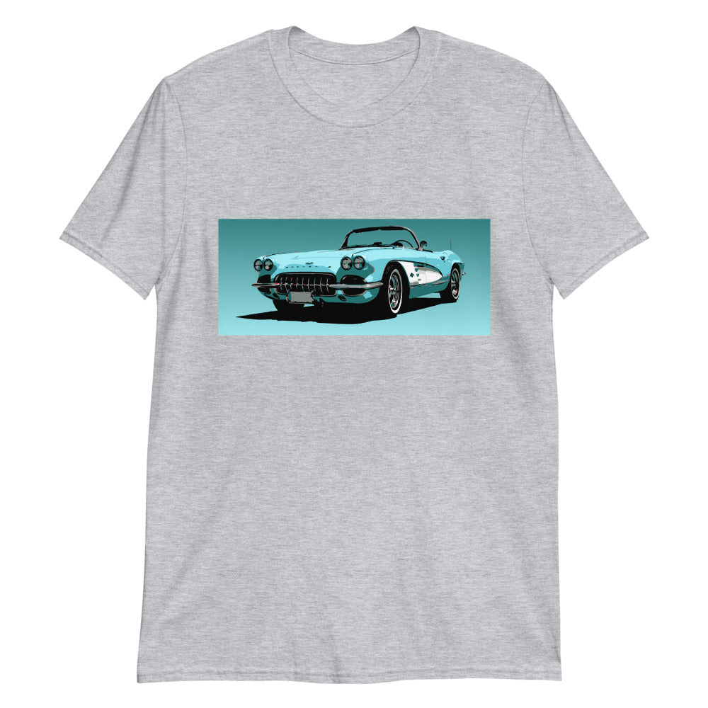 C1 Corvette Antique Car Owner Gift Short-Sleeve Unisex T-Shirt