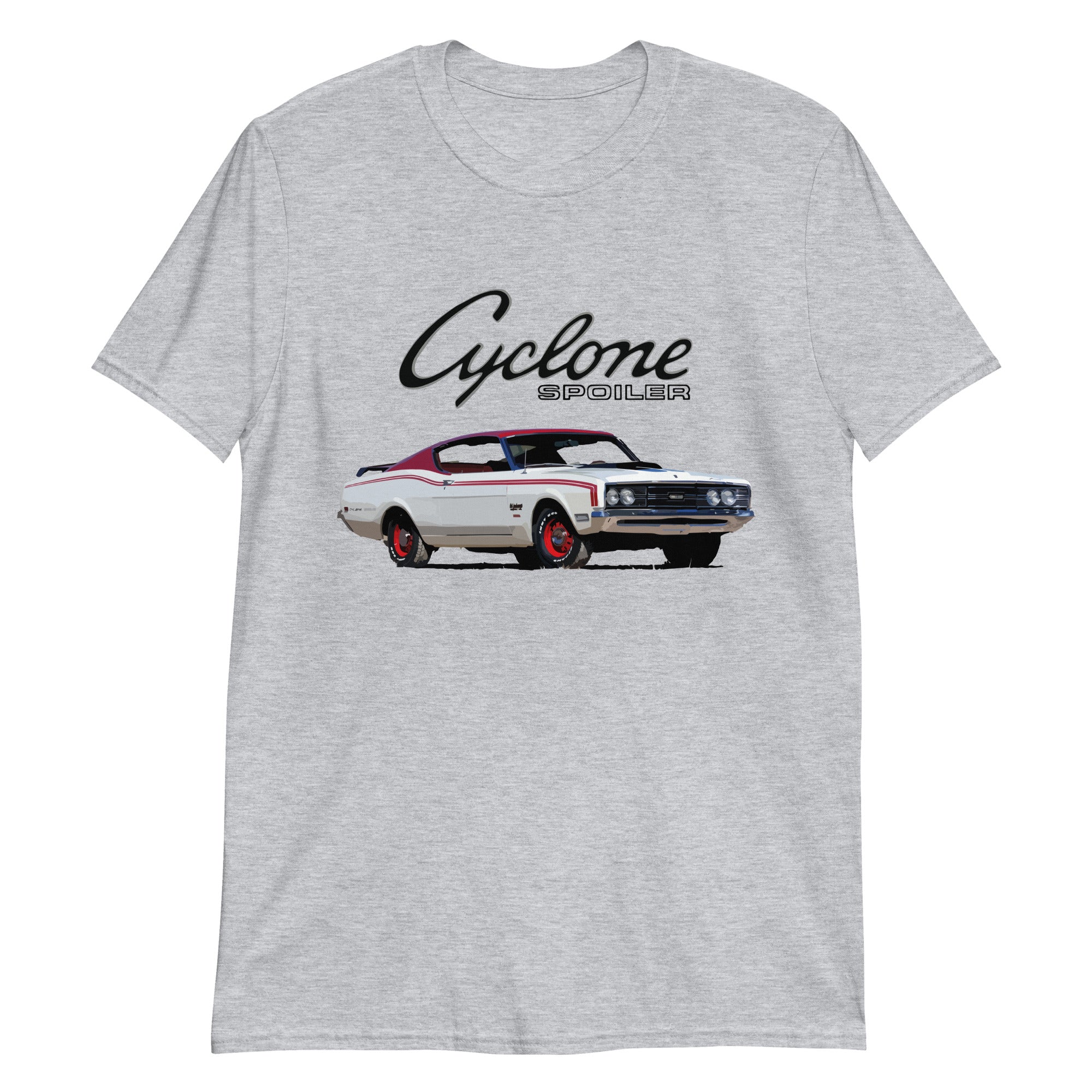 1969 Mercury Cyclone Spoiler II Cale Yarborough Special Short-Sleeve T-Shirt