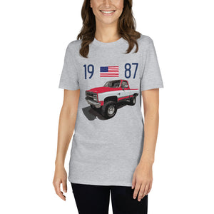 1987 Chevy K10 Silverado Square Body Pickup Truck Owner Gift T-Shirt