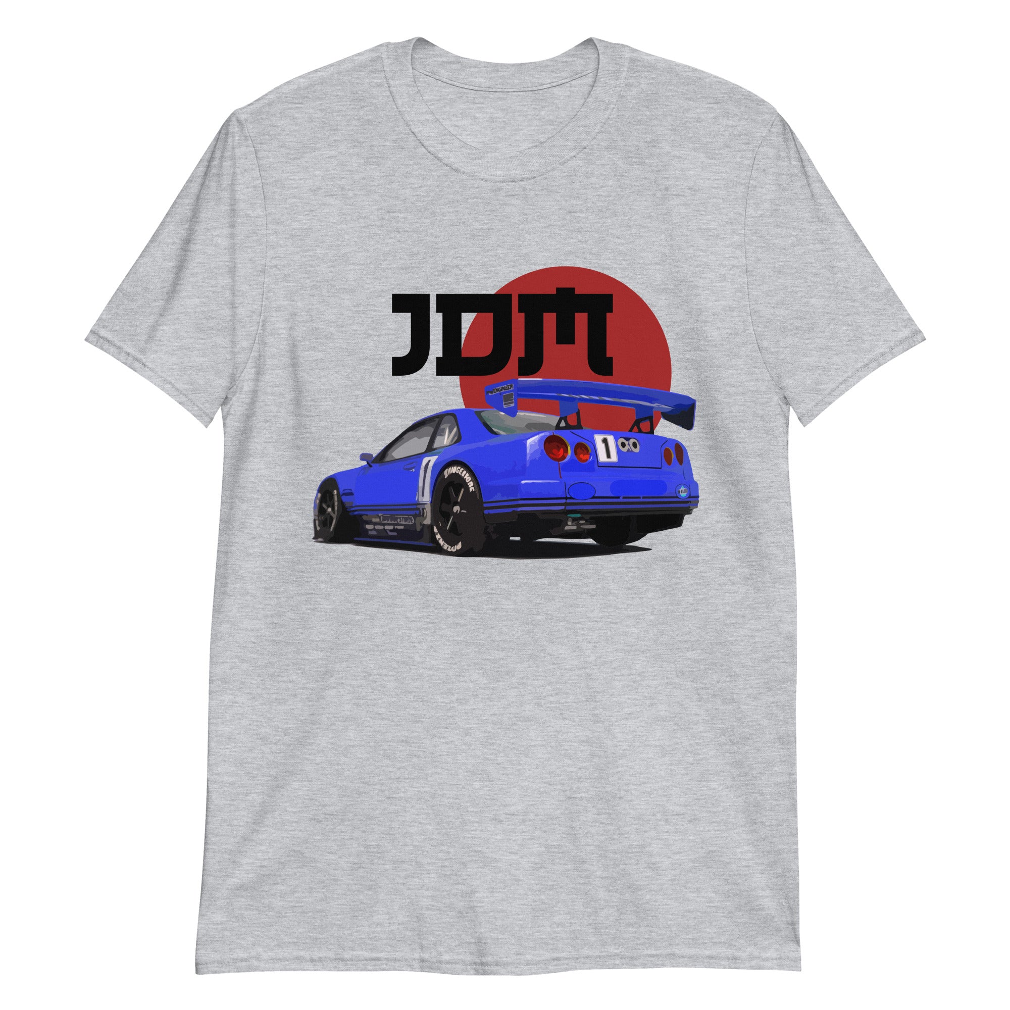 R34 Skyline GTR GT-R Race Car JDM Tuner Drift Racing Short-Sleeve T-Shirt