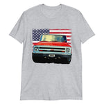 1968 Red Chevy C10 Pickup Truck Owner Gift Short-Sleeve Unisex T-Shirt