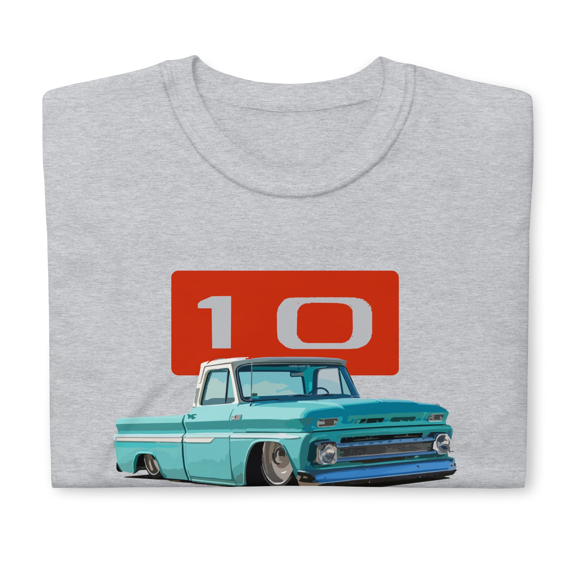 1966 Chevy C10 Slammed Antique Pickup Truck Short-Sleeve Unisex T-Shirt