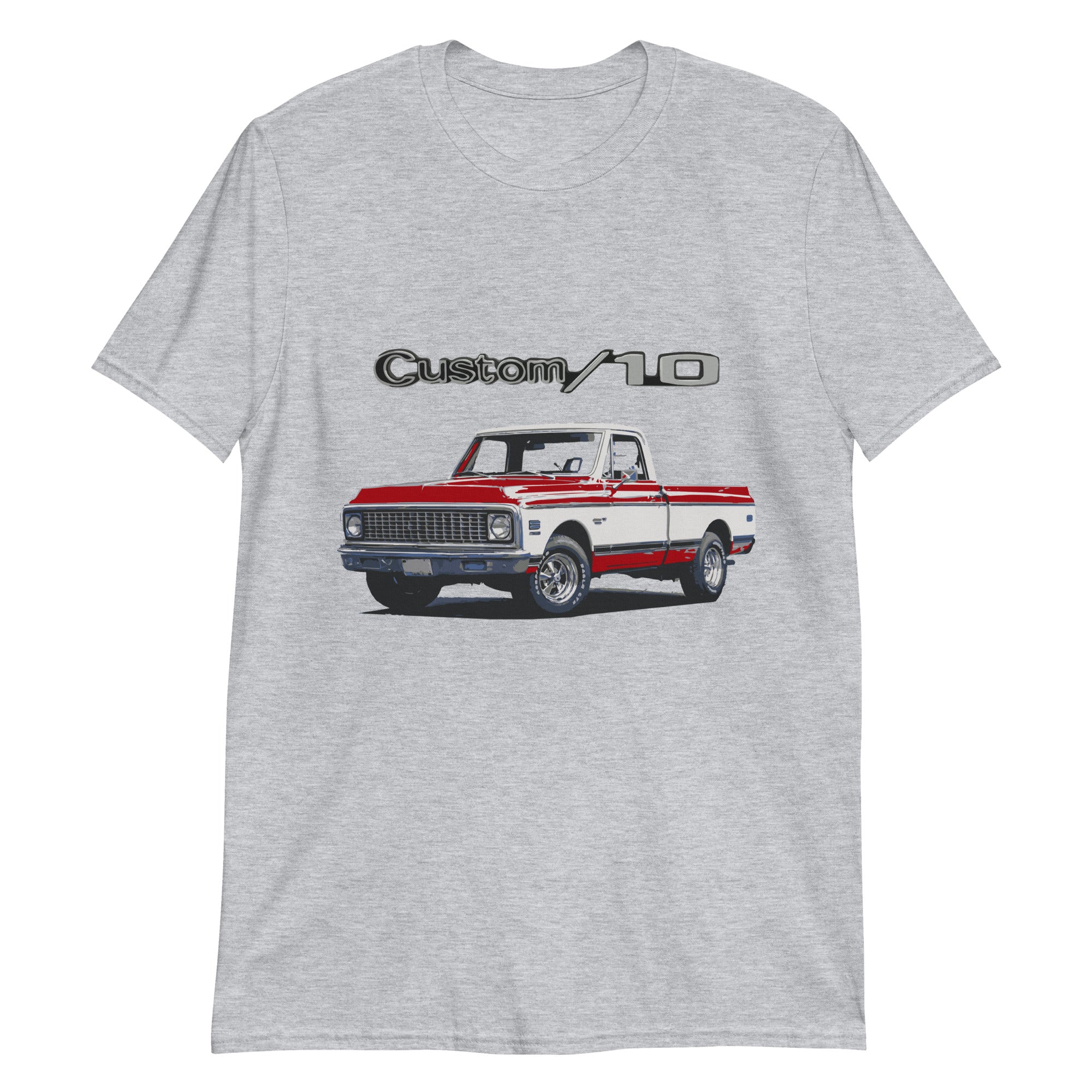 1972 Chevy C10 Pickup Truck Custom 10 Vintage Short-Sleeve Unisex T-Shirt