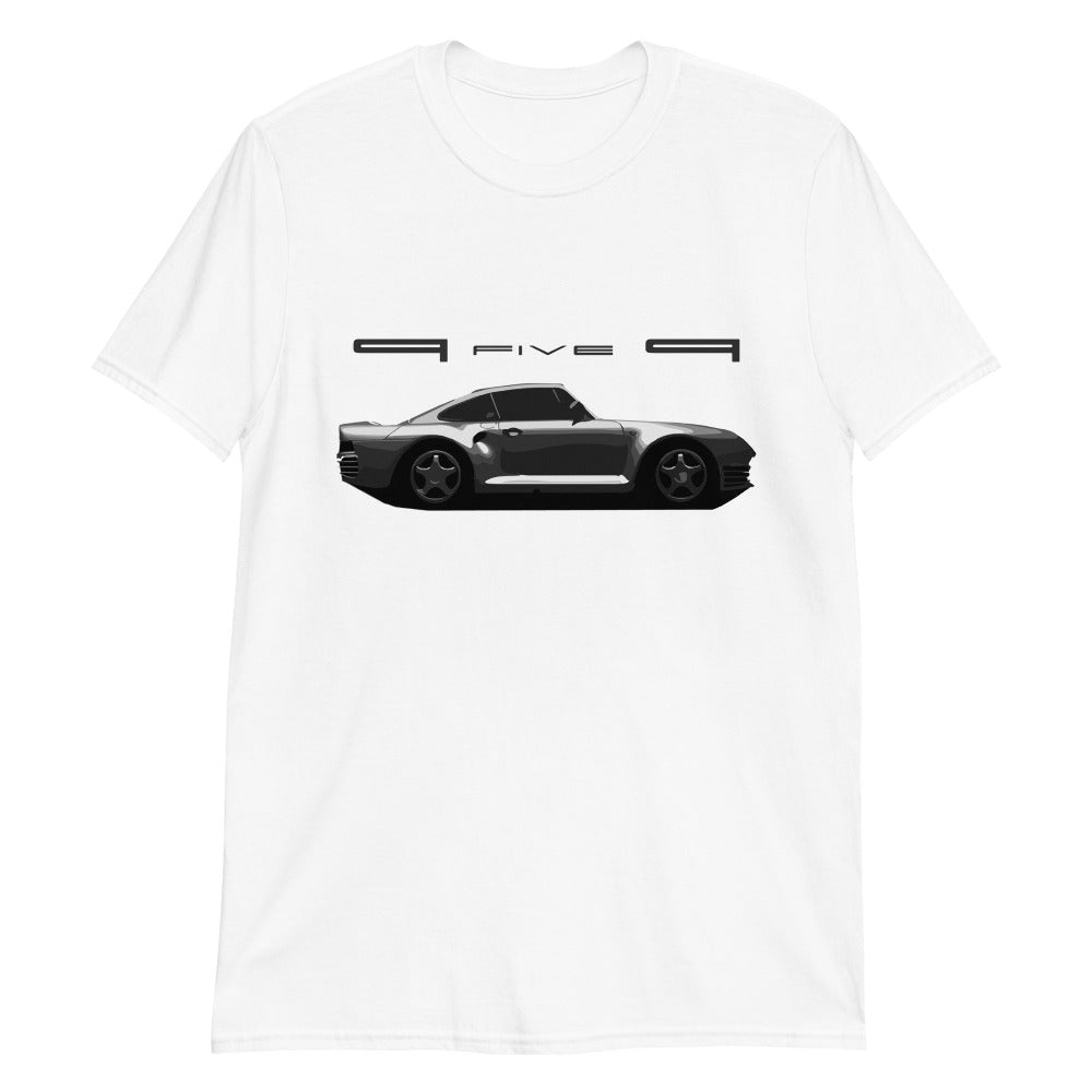 959 European Sports Car Short-Sleeve Unisex T-Shirt