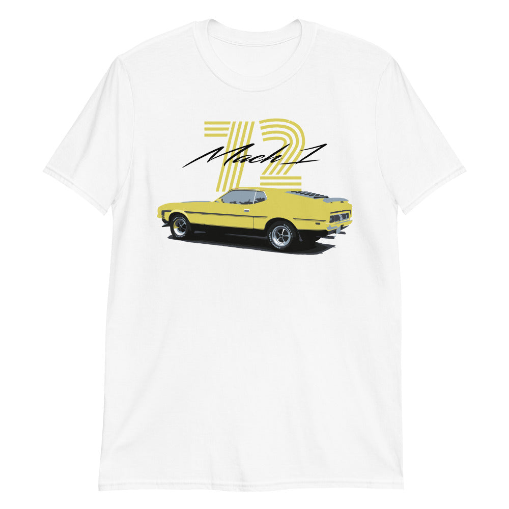 1972 Mach 1 Mustang Classic Car Short-Sleeve T-Shirt