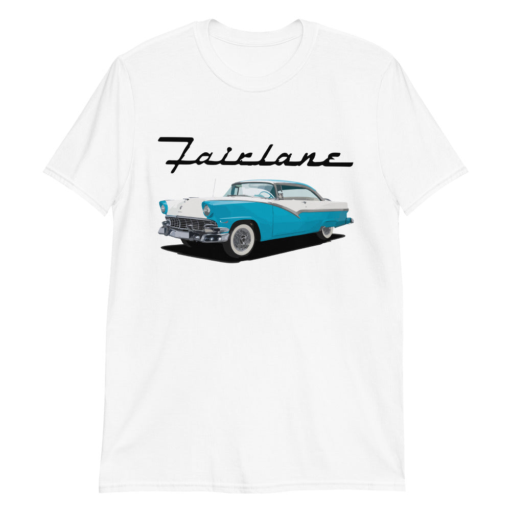 1956 Fairlane 2 Door Hardtop Antique Car Short-Sleeve T-Shirt