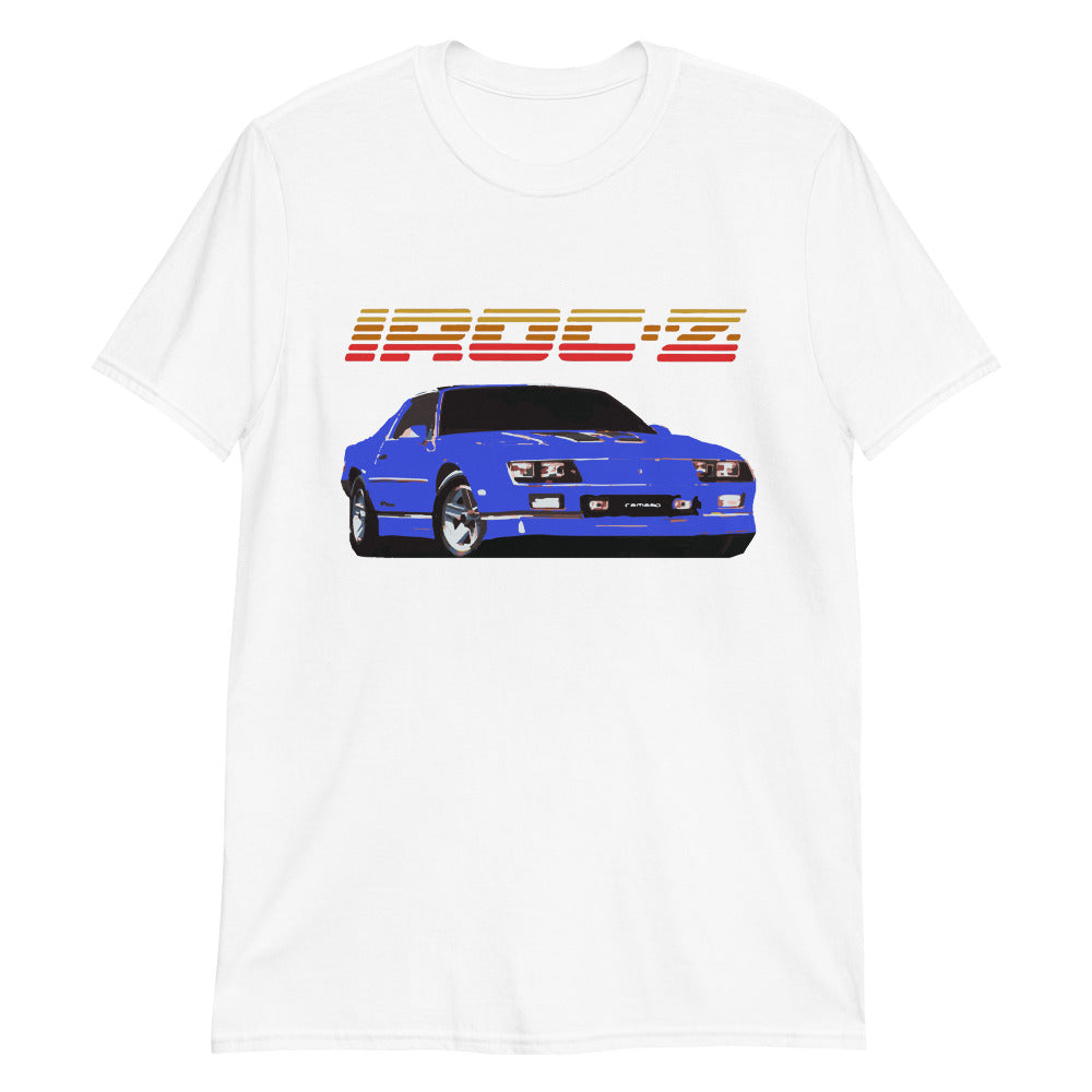 Blue Camaro IROC-Z Short-Sleeve Unisex T-Shirt