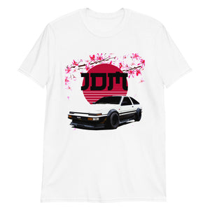 JDM Legend Trueno AE86 Japanese Aesthetic Cherry Blossoms T-Shirt