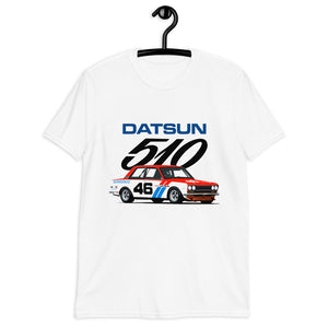 Datsun 510 Vintage Racing #46 Racecar Short-Sleeve Unisex T-Shirt