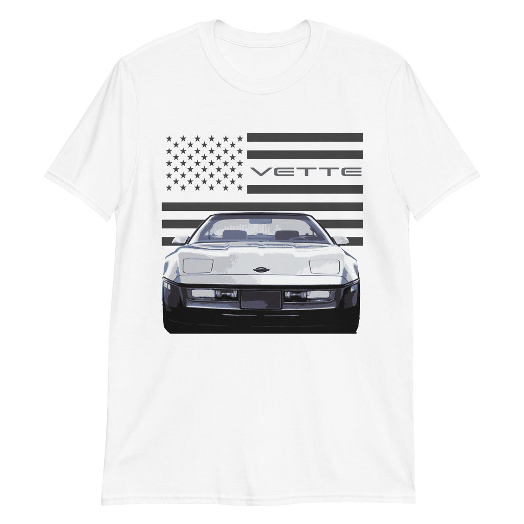Fourth Gen Silver C4 Corvette Owner Gift Vette Short-Sleeve Unisex T-Shirt