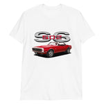 1968 Red Camaro SS 502 Muscle Car Owner Gift Short-Sleeve Unisex T-Shirt