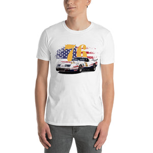 1976 Corvette C3 Widebody Racecar Short-Sleeve T-Shirt