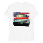 1968 Red Chevy C10 Pickup Truck Owner Gift Short-Sleeve Unisex T-Shirt