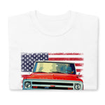 1968 Red Chevy C10 Pickup Truck Owner Gift Short-Sleeve Unisex T-Shirt